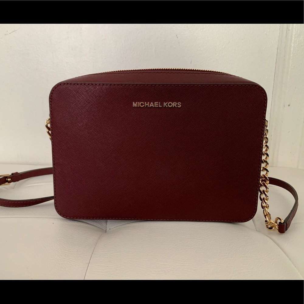 Michael Kors Maroon Cross Body